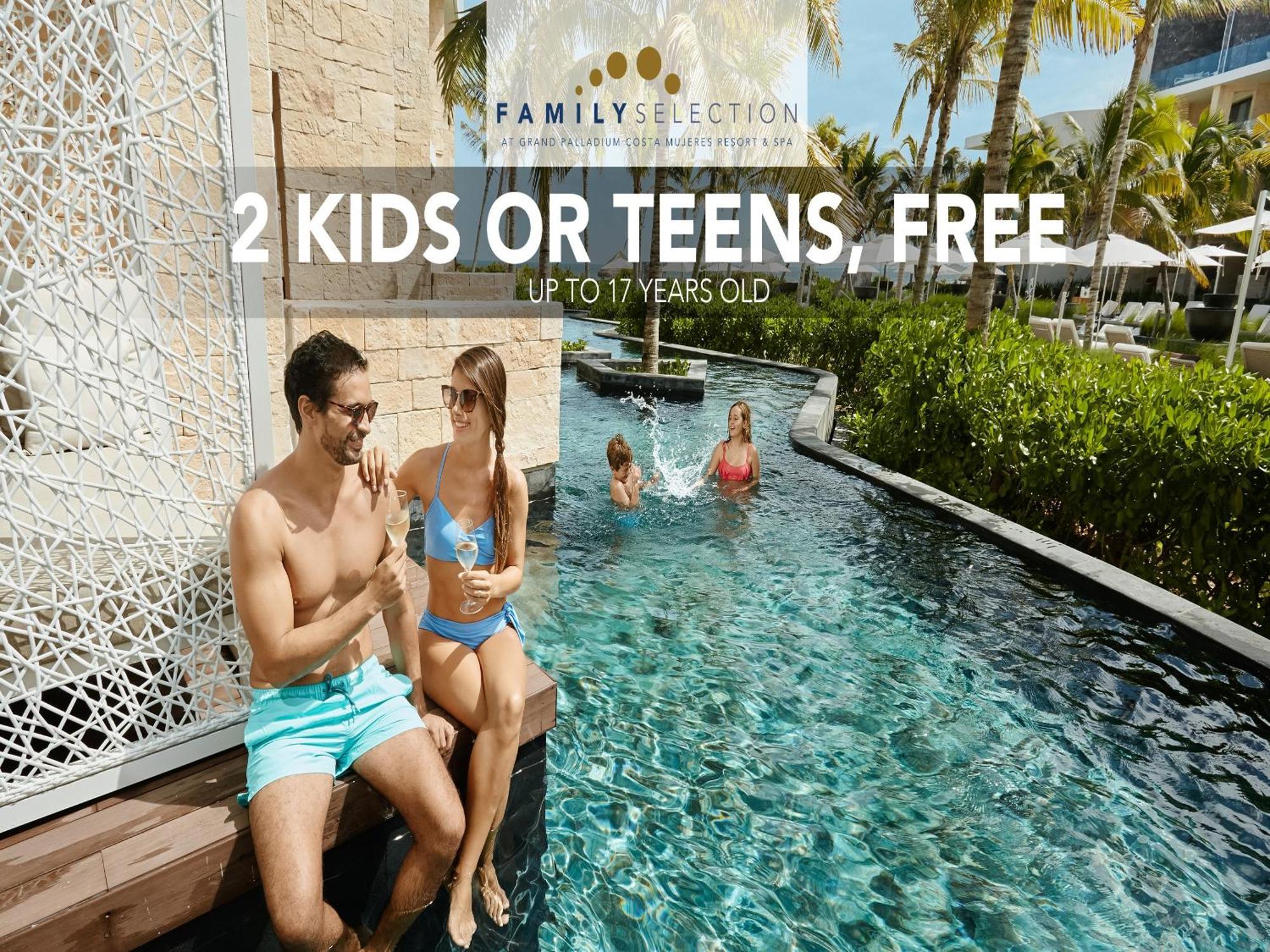Family Selection At Grand Palladium Select Costa Mujeres Cancún Eksteriør bilde